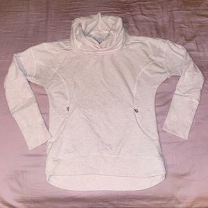 lululemon athletica White Cowl Neck Sweater